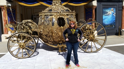 Bonus! I touched the carriage from the new, live-action Cinderella.